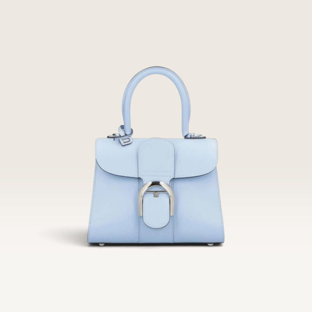 Delvaux Brillant Mini Smooth Leather - Light baby blue