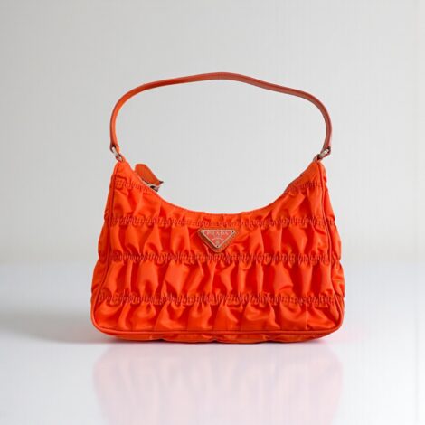 Prada Nylon and Saffiano Leather Mini Bag