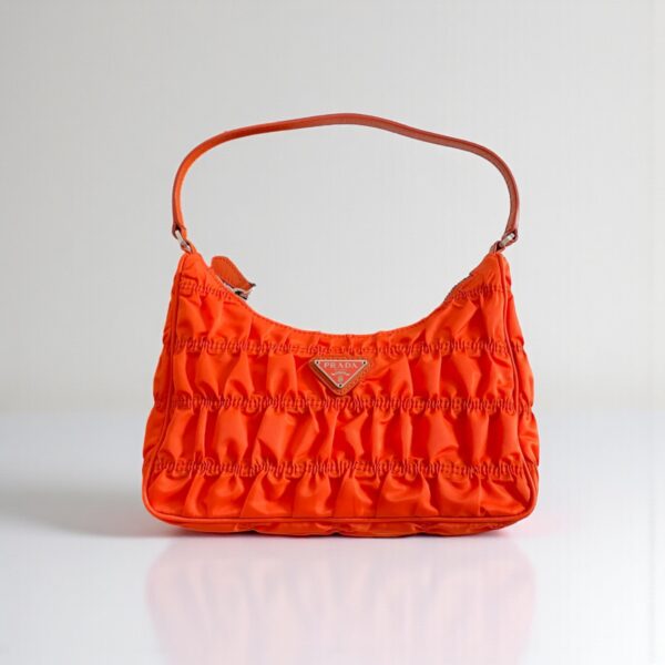 Prada Nylon and Saffiano Leather Mini Bag