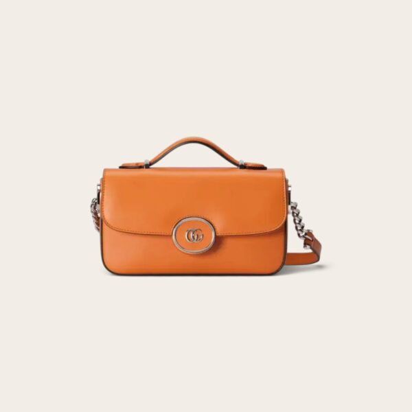 Gucci Petite GG Mini Shoulder Bag - Orange