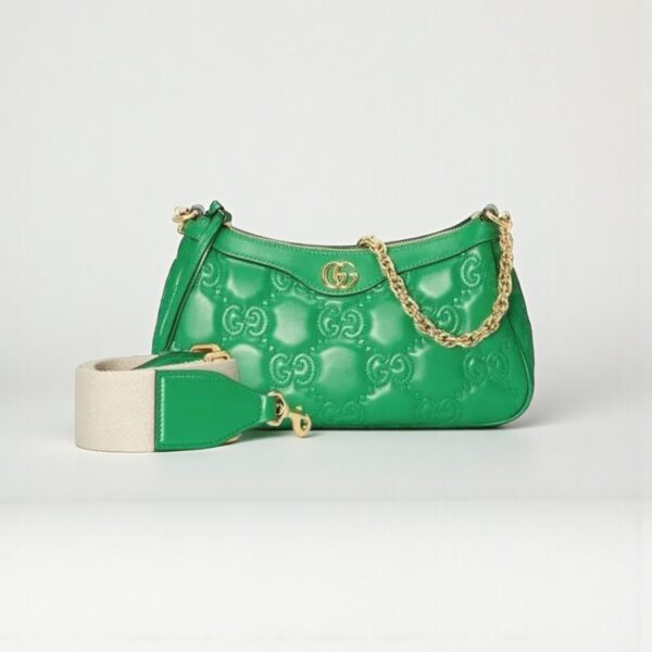 Gucci GG Matelasse Handbag - Green