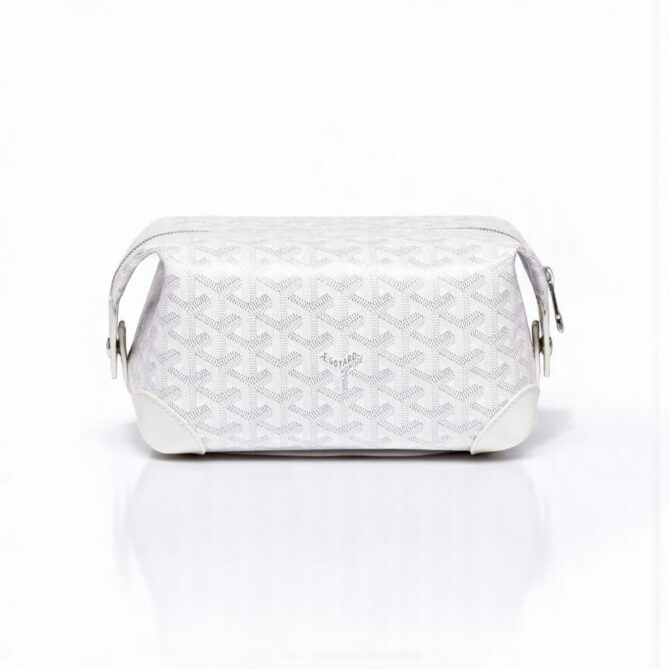Goyard Bowling 25 Toiletry Bag – White