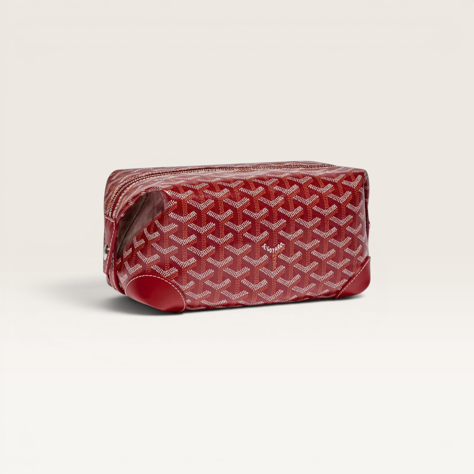 Goyard Bowling 25 Toiletry Bag – Red - Image 2