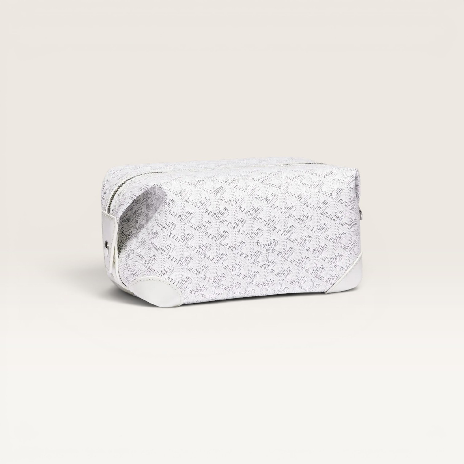 Goyard Bowling 25 Toiletry Bag – White - Image 3