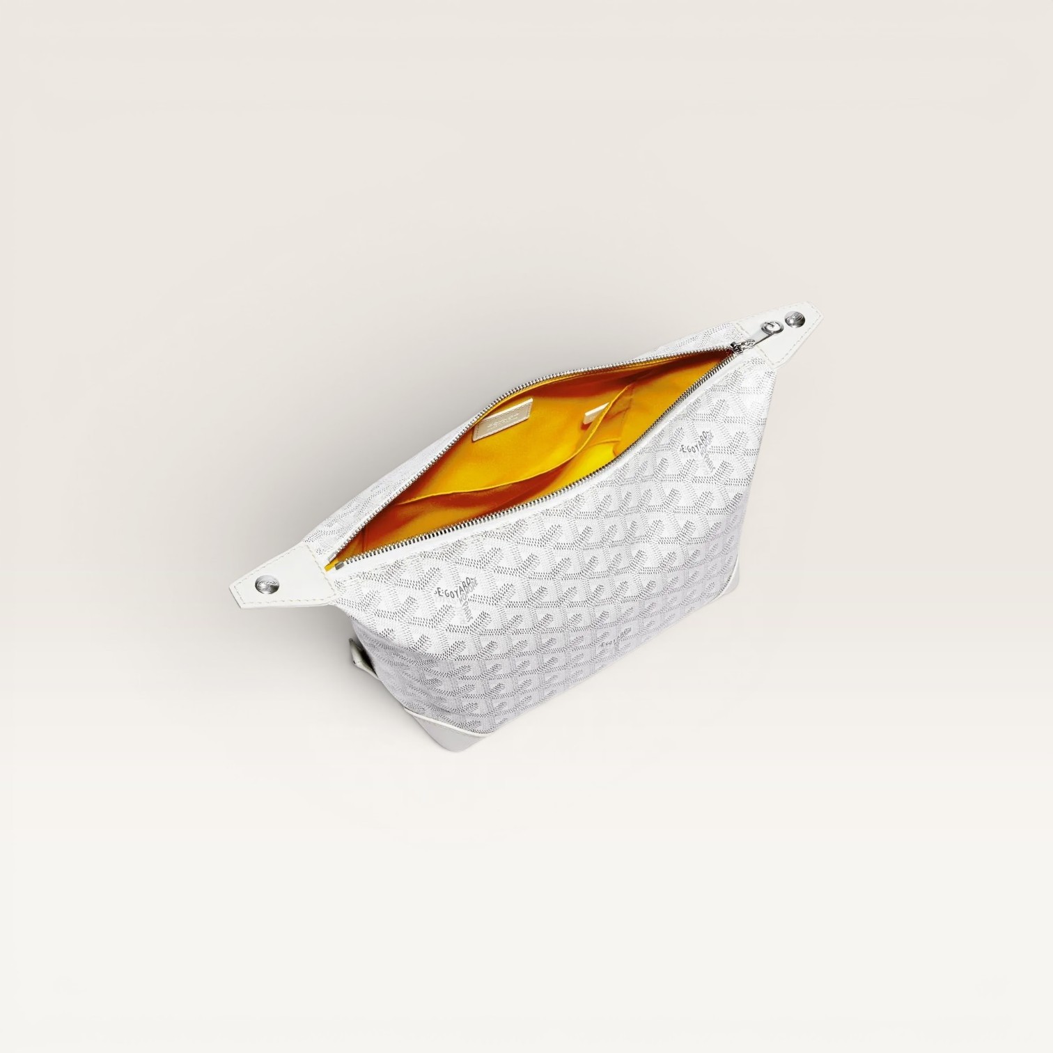 Goyard Bowling 25 Toiletry Bag – White - Image 2