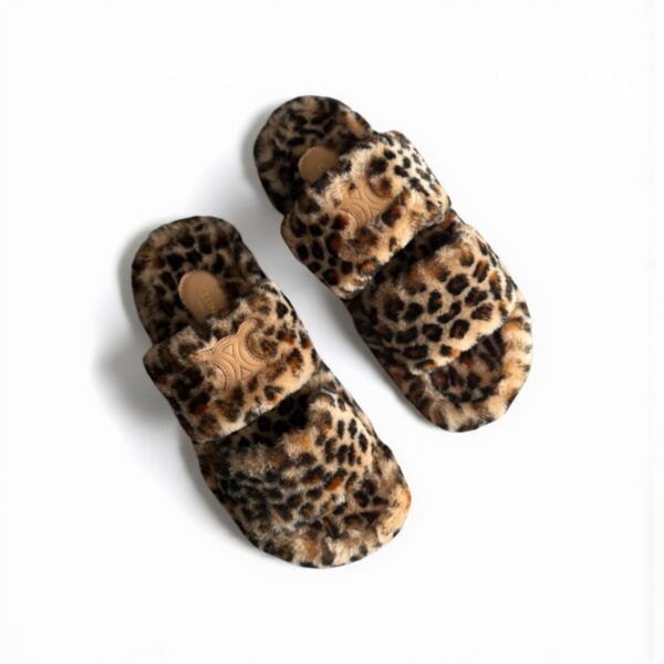 Celine Fur Slides Shearlings
