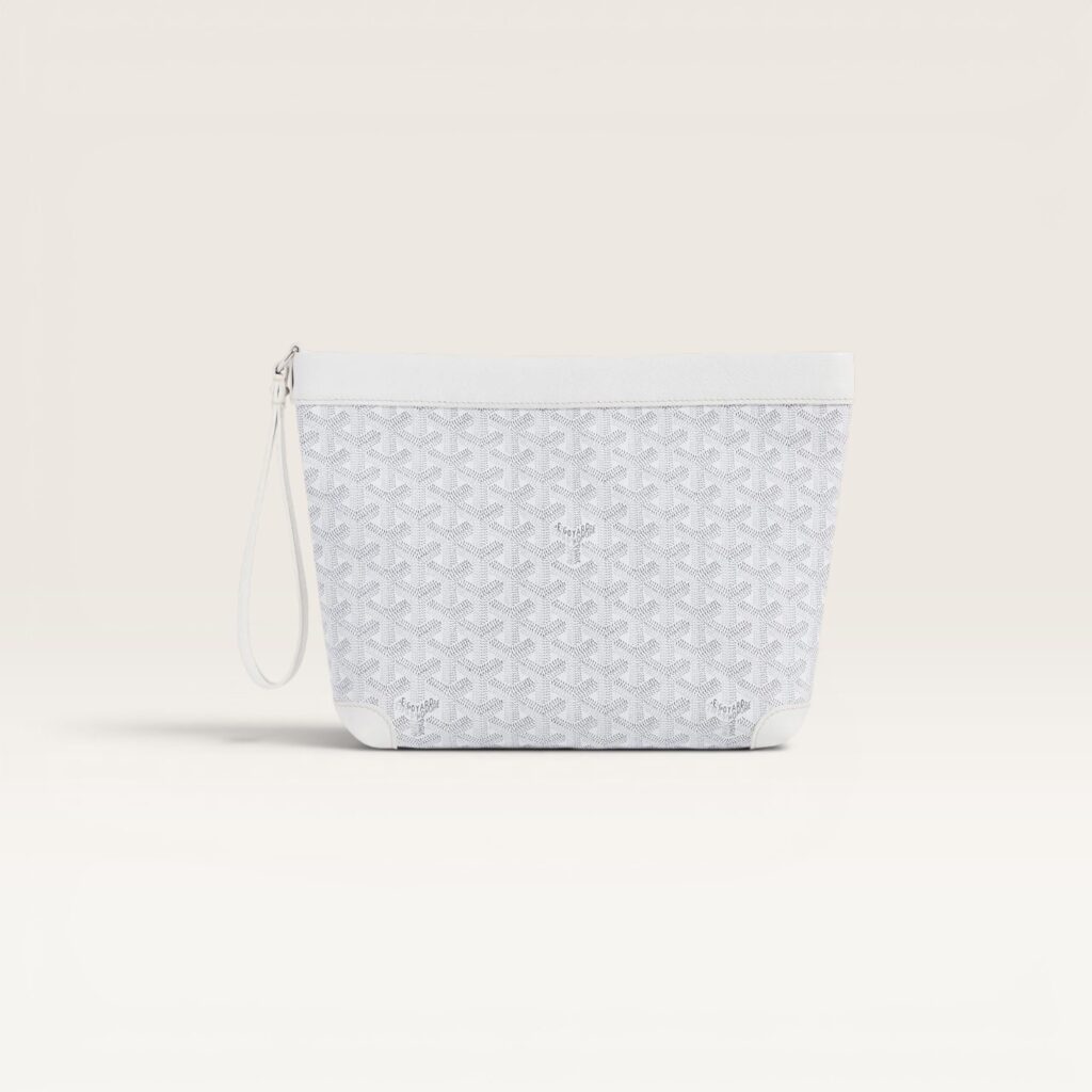 Goyard Conti Pouch – White