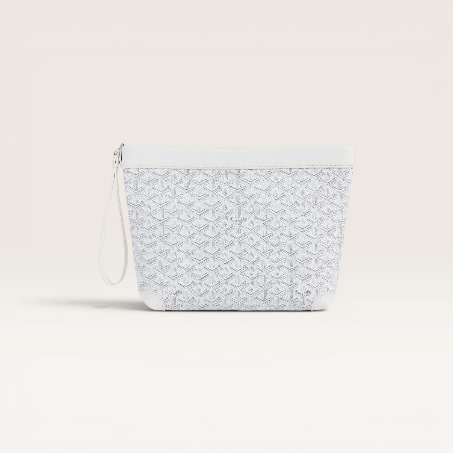 Goyard Conti Pouch – White