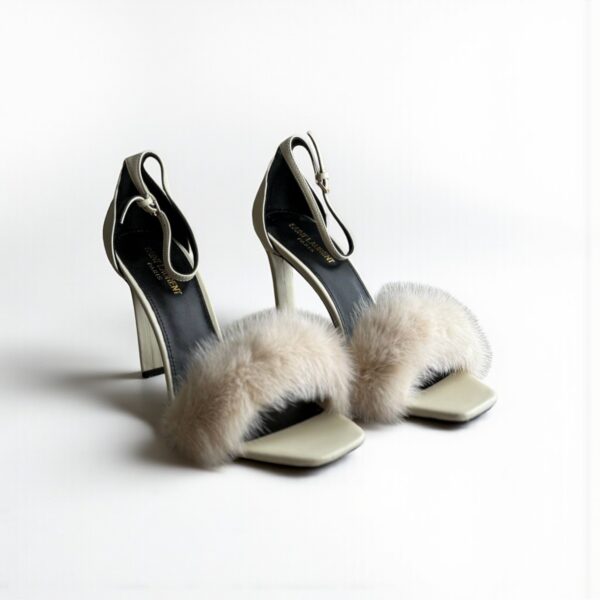 YSL Fur Heels