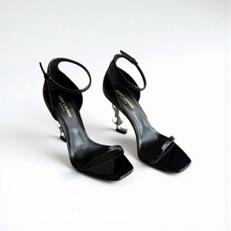 YSL Opyum Patent Leather Logo Heels
