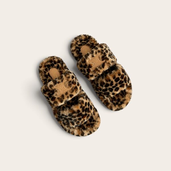 Celine Fur Slides Shearlings