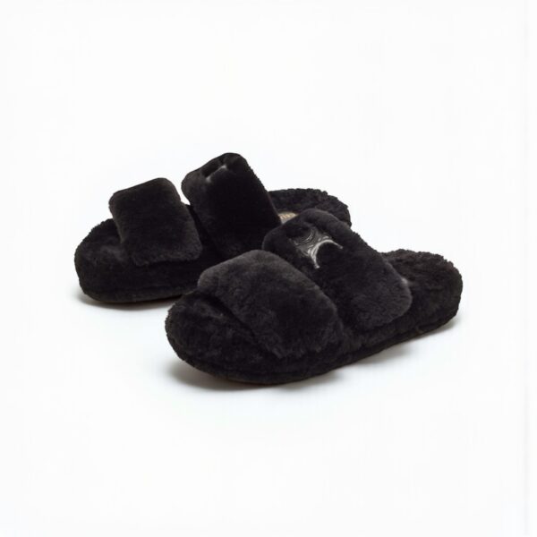 Celine Fur Slides Shearlings