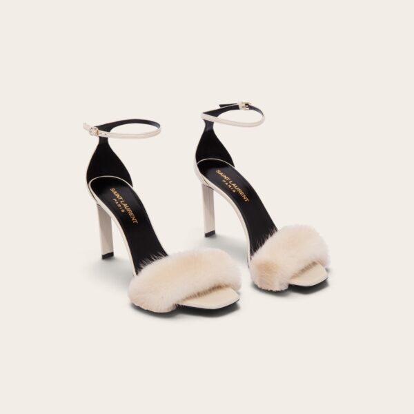 YSL Fur Heels