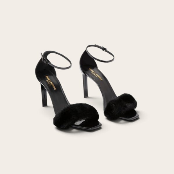 YSL Fur Heels