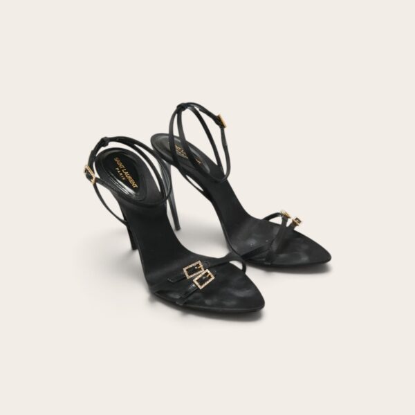 YSL Cassie Silk Heels