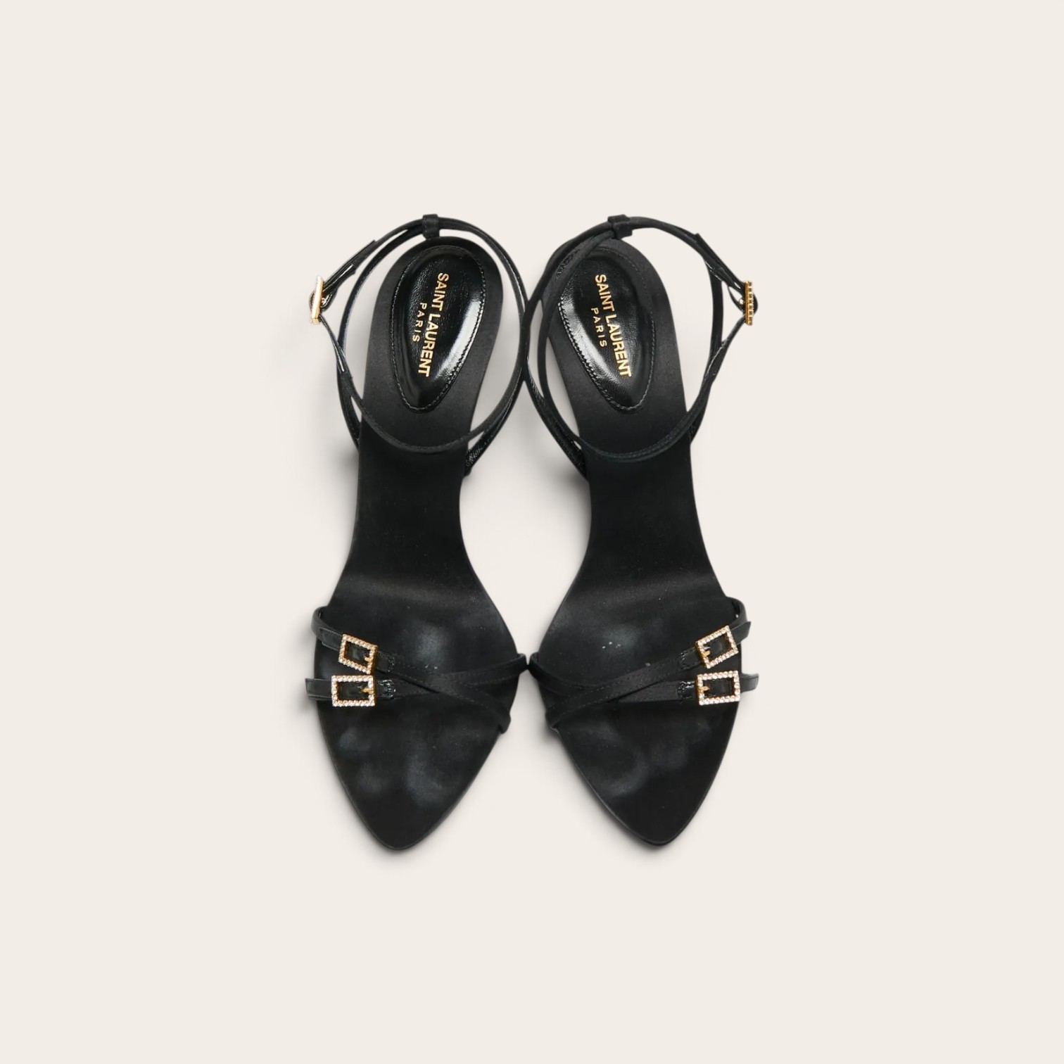 YSL Cassie Silk Heels - Image 2