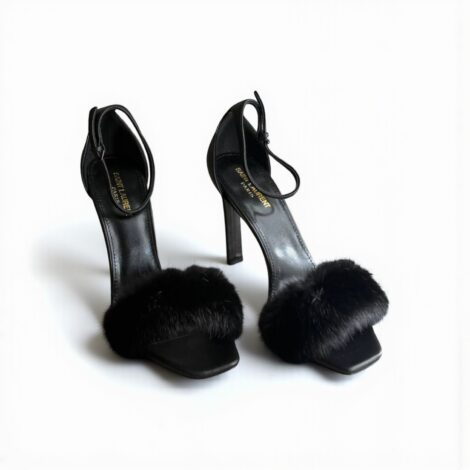 YSL Fur Heels