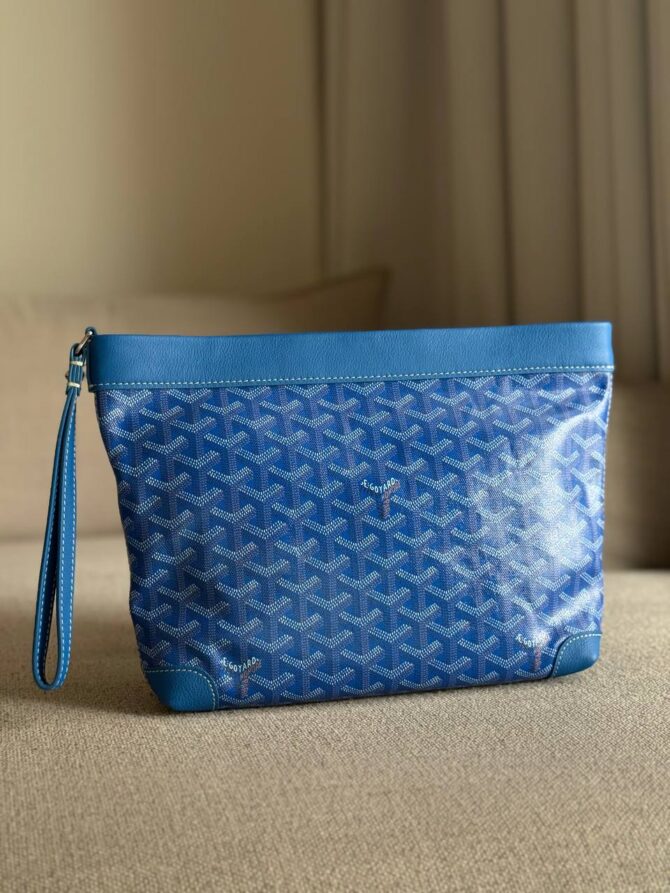 Goyard Conti Pouch – Sky Blue