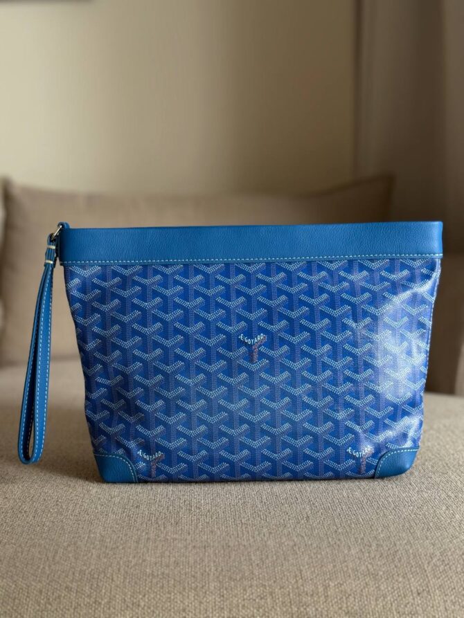 Goyard Conti Pouch – Sky Blue