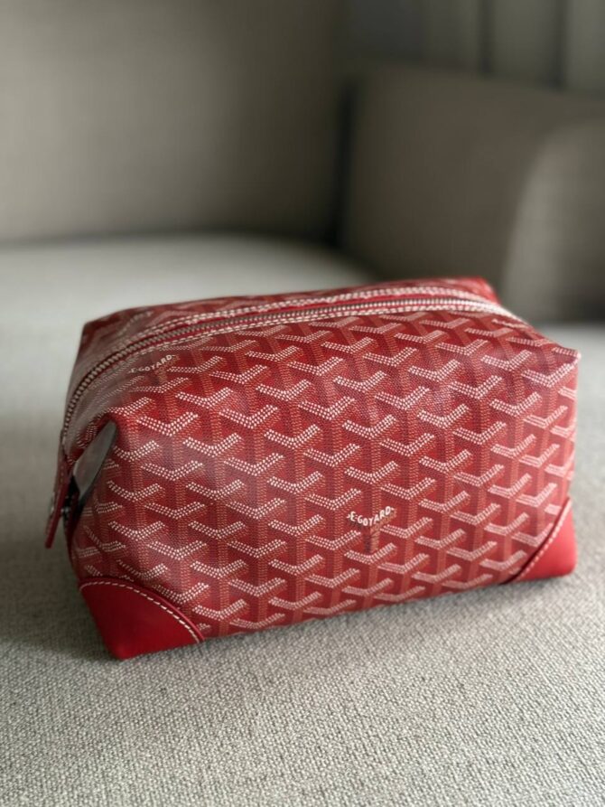 Goyard Bowling 25 Toiletry Bag – Red