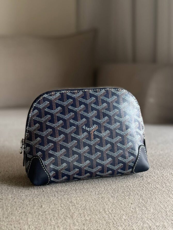 Goyard Vendôme Cosmetic Pouch – Navy Blue