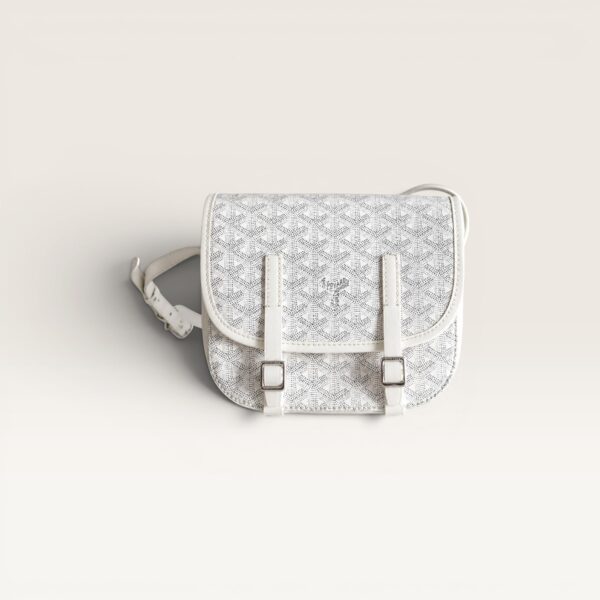 Goyard Belvedere PM Messenger Bag – White