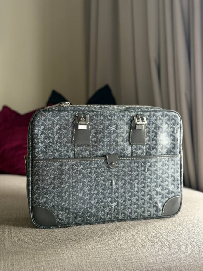 Goyard Ambassade MM Document Case - Grey