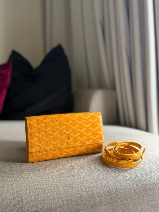Goyard Varenne Continental Wallet – Yellow