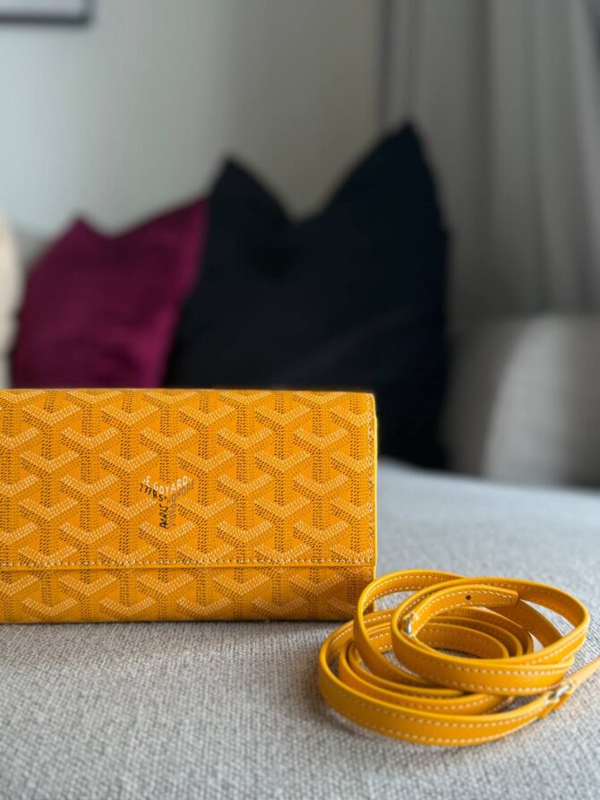 Goyard Varenne Continental Wallet – Yellow