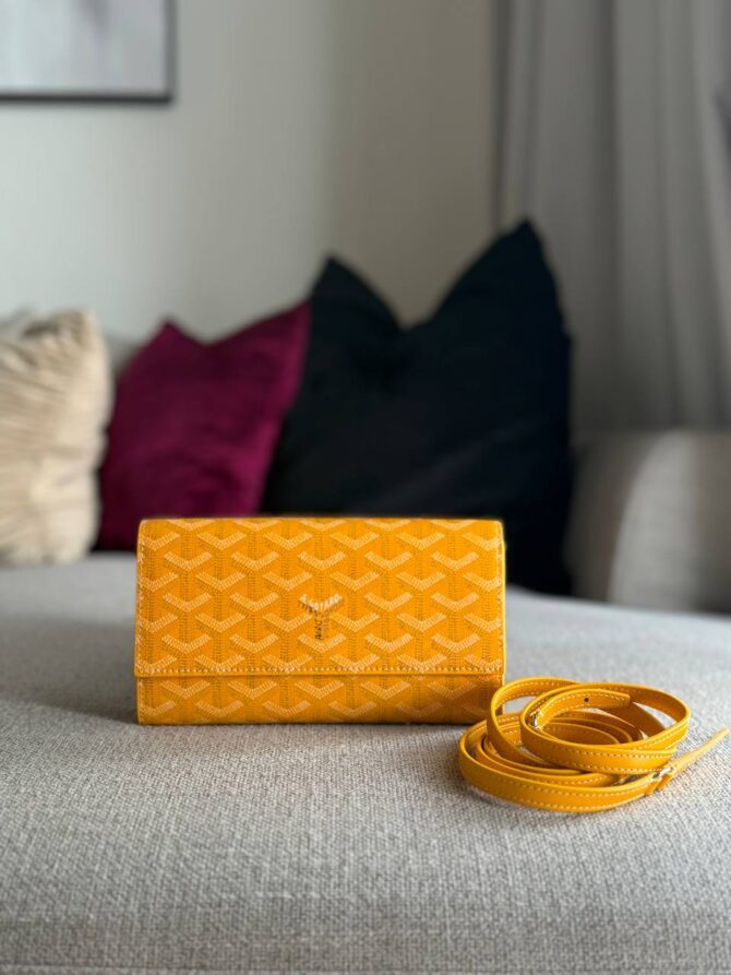 Goyard Varenne Continental Wallet – Yellow