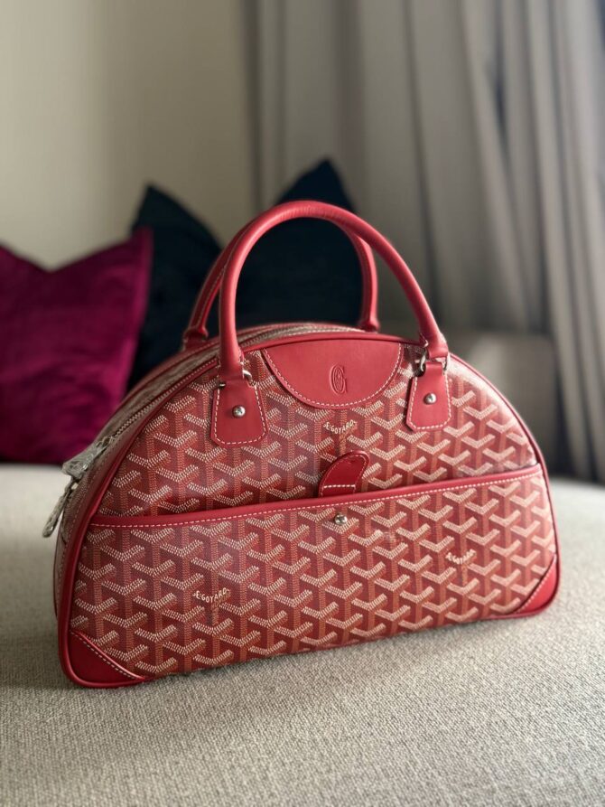 Goyard Bowler Bag – Red