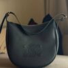 Celine Small Heloise Bag Cuir Triomphe in Navy Blue Supple Calfskin - Image 3
