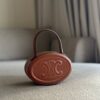Celine Oval Minaudiere Cuir Triomphe Mini Bag - Image 3