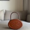 Celine Oval Minaudiere Cuir Triomphe Mini Bag - Image 2