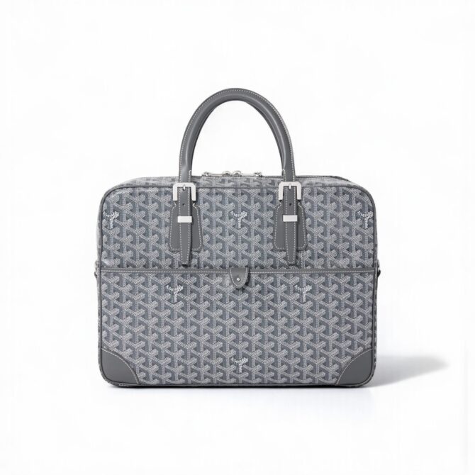 Goyard Ambassade MM Document Case - Grey