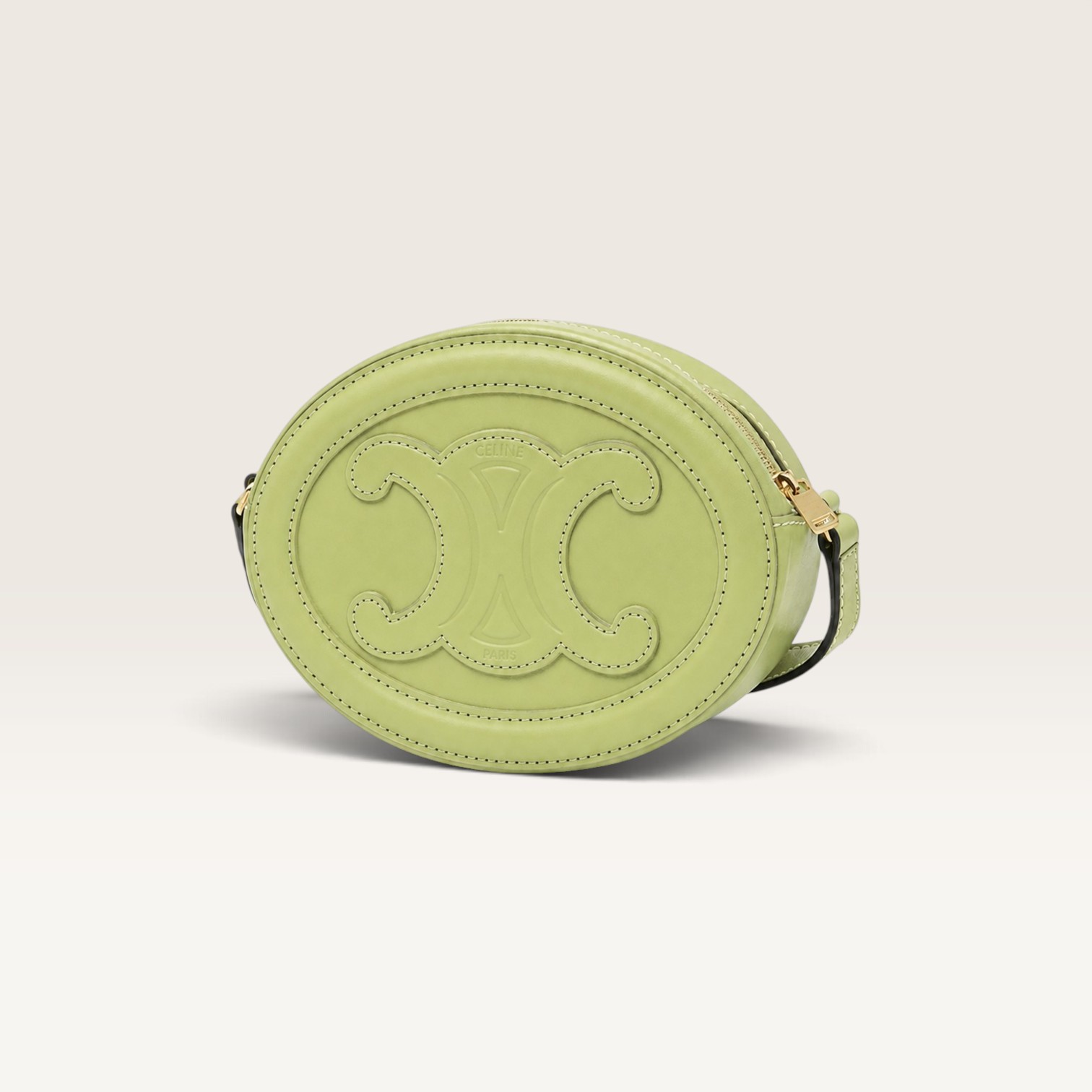 Celine Crossbody Oval Purse Cuir Triomphe - Image 2