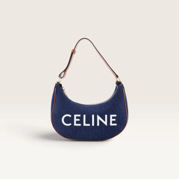 Celine Ava Handbag in Blue Denim