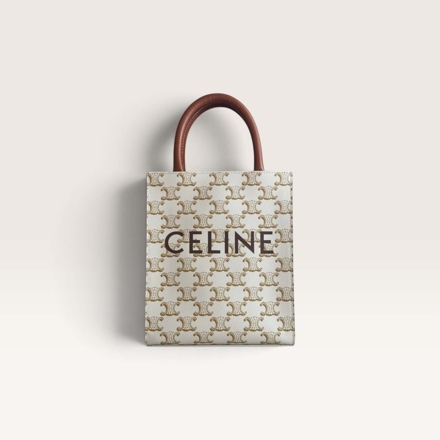 Celine Mini Vertical Cabas in Triomphe Canvas - Image 2