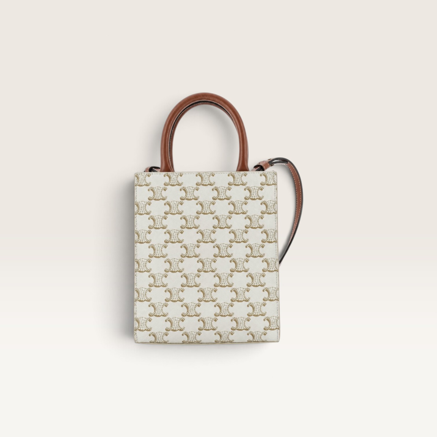 Celine Mini Vertical Cabas in Triomphe Canvas - Image 3