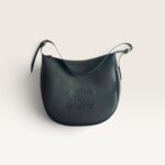 Celine Small Heloise Bag Cuir Triomphe in Navy Blue Supple Calfskin