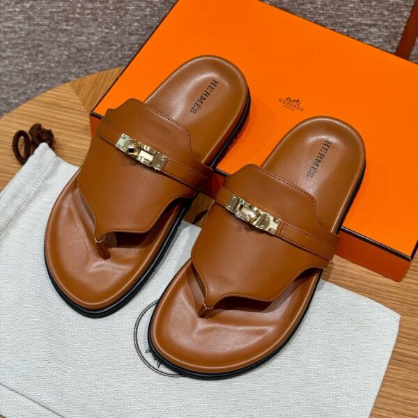 Hermes Empire Sandals - Gold Hardware