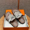 Hermes Empire Sandals - Silver Hardware - Image 3