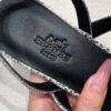 Hermes Lizard Glamour Sandals - Himalaya - Image 10