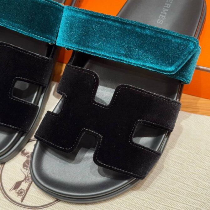 Hermes Chypre Sandals Suede