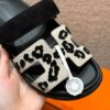 Hermes Chypre Sandals in Beige Espuisse, Chamois Leather - Image 9