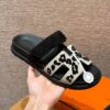 Hermes Chypre Sandals in Beige Espuisse, Chamois Leather - Image 10