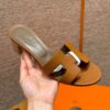 Hermes Oasis Sandals, Epsom Gold