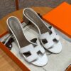 Hermes Oasis Sandals, Swift Blanc - Image 2