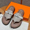Hermes Empire Sandals - Silver Hardware