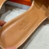 Hermes Oasis Sandal, Apricot Chamois Leather - Image 6